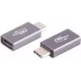 USB-C adapter ShiverPeaks Pro 4.0 Metal, USB-C to USB-C, metal housing
