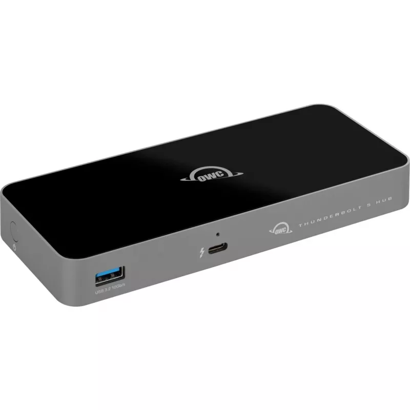 Thunderbolt 5 Hub, docking station Grey/black, Thunderbolt 5, USB-A