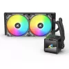 CPU Water Cooler Sharkoon S50 ARGB, black