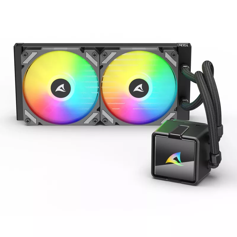 CPU Water Cooler Sharkoon S50 ARGB, black