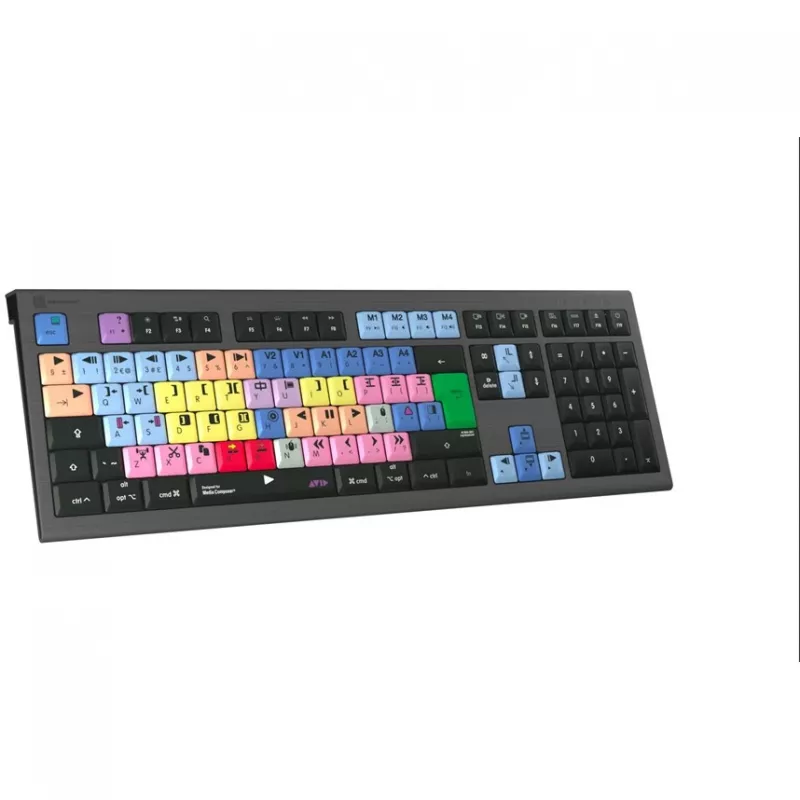 Logickeyboard LKB-MCOM4-A2M-UK Keyboard USB QWERTY English Black (LKB-MCOM4-A2M-UK)