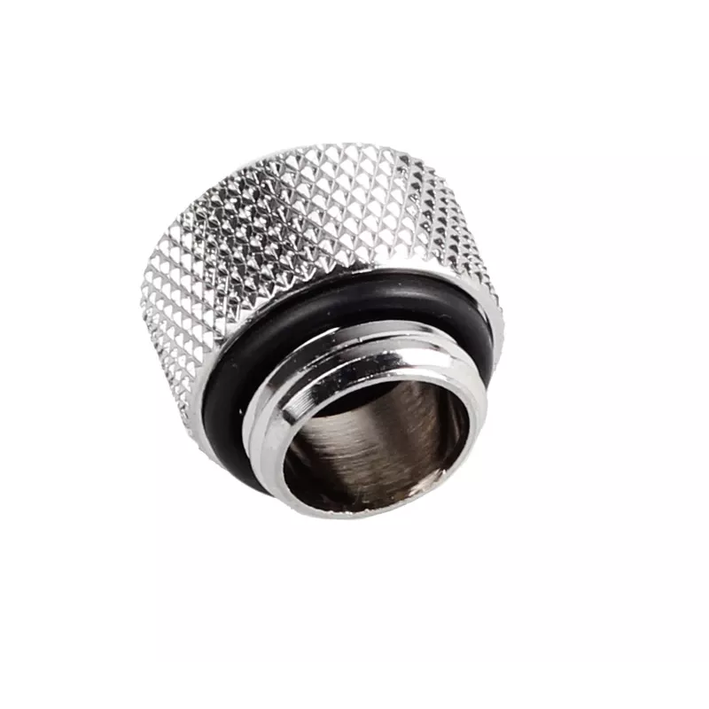 Bitspower Multi-Link Adapter Connector straight G1/4 inch AG to 12mm AD Hardtube - Silver Glossy