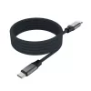 USB-C to USB-C Magnetic Braided Cable FIXED FIXDBM-CC12-GR, USB 2.0, 1.2 m, gray