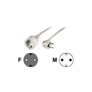 Hama “Profi” Extension Cable with Earth Contact, 2 m, white