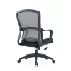 Up Up Darwin ergonomic office chair Black, Black fabric + Grey mesh