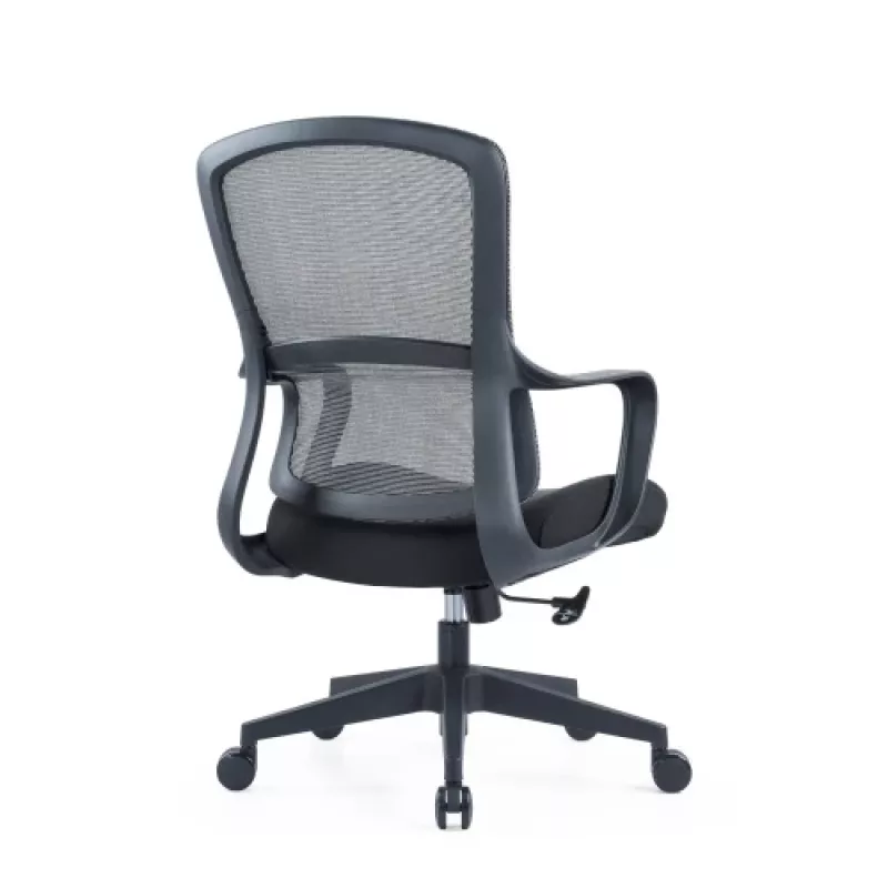 Up Up Darwin ergonomic office chair Black, Black fabric + Grey mesh