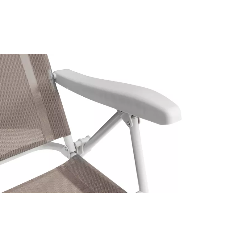 Camping chair Outwell Cromer Toffee Tint — 2‑leg, 120 kg capacity, 730×610 mm, 5 kg