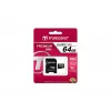 Flash Memory Transcend 64GB MicroSDXC Class 10 Adapter