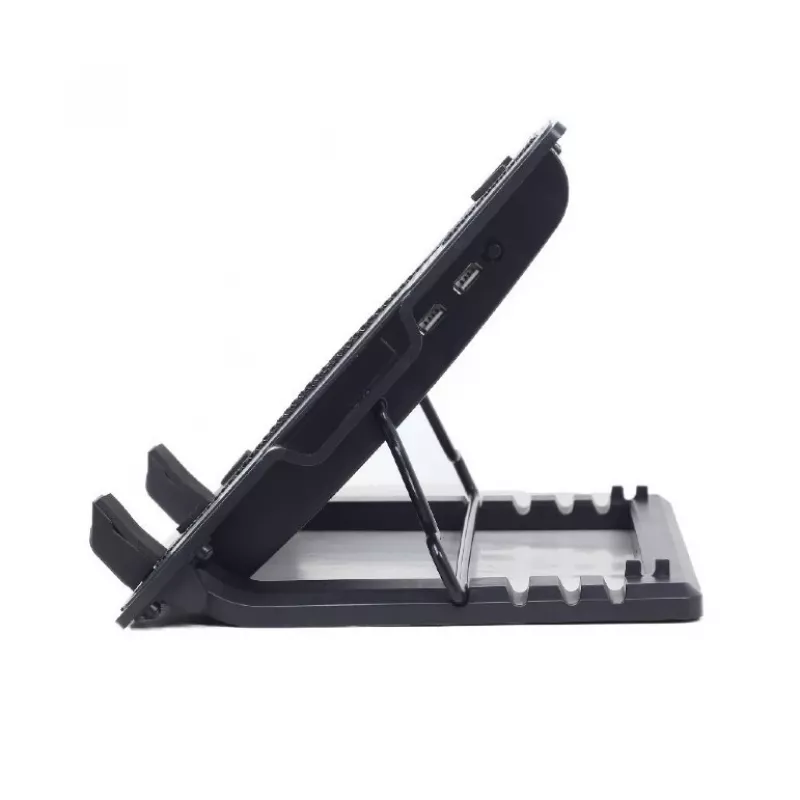 Laptop cooling pad Gembird NBS-1F17T-01, for up to 17 inch, 1×15 cm fan, USB 2.0, 370×265×33 mm, 350 mA, black