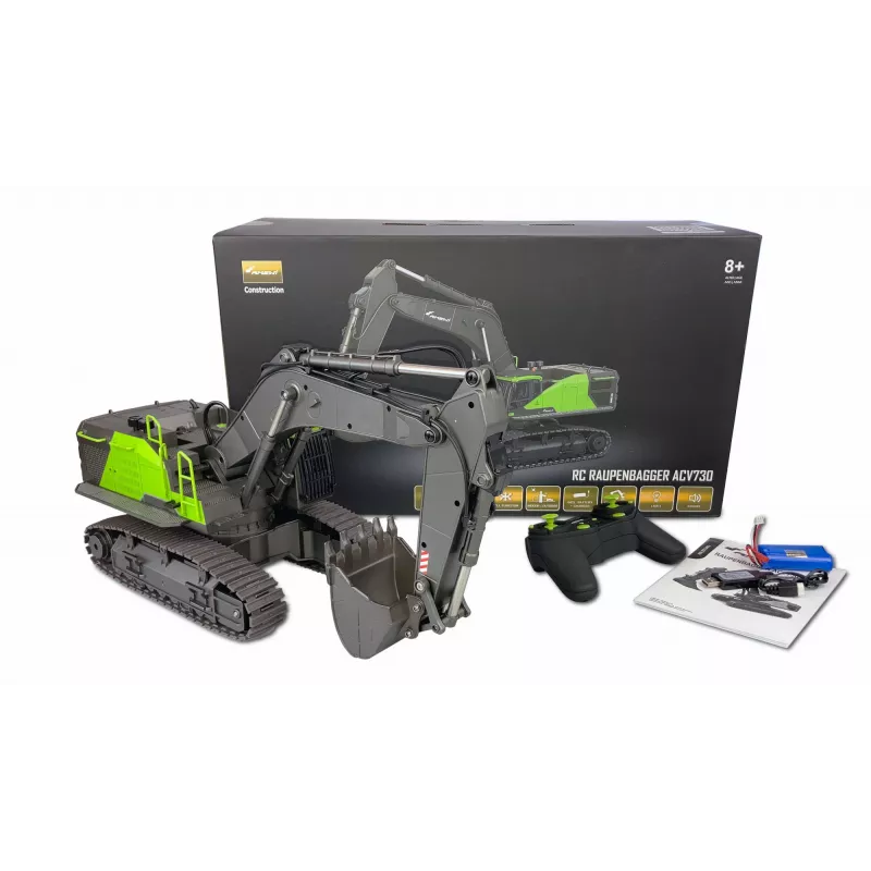 Amewi ACV730 V3 remote-controlled RC model excavator Electric Motor 1:14 (22516)