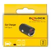 DeLOCK 64277 Mobile Device Charger Universal Black Cigar Lighter Fast Charging Auto