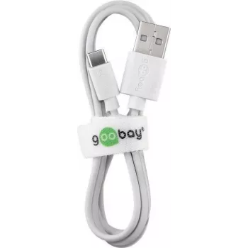 Wentronic 59132 3m USB A USB C Male Male White USB Cable (59132)