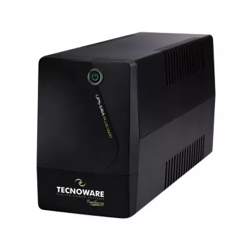 Uninterruptible Power Supply TECNOWARE Era Plus 1600 — Line‑Interactive UPS 1.6 kVA / 1120 W, 2 AC outlets, USB Type‑B, black