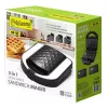Toaster Sandwich Maker Maestro MR-709 3in1 750W — sandwich press, grill & waffle plates, white