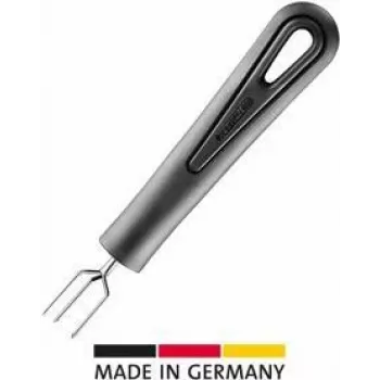 Potato Peeling Fork Westmark Gentle black model 28142270, stainless steel prongs, plastic handle