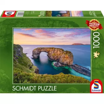 Jigsaw puzzle schmidt spiele 59772 — 1000 pieces — Ireland Co Donegal Fanad Great Pollet Sea Arch