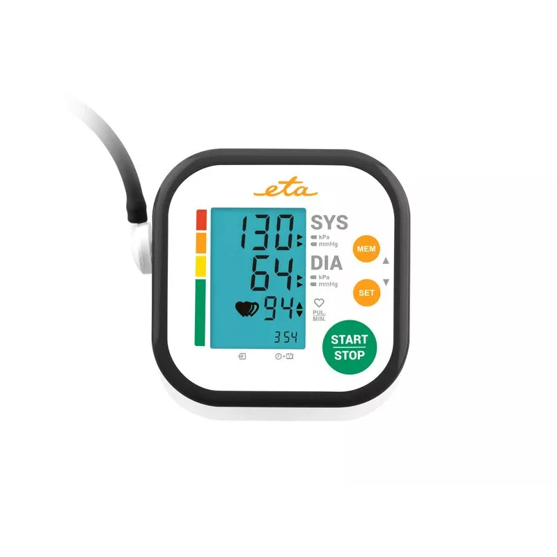 ETA | Upper Arm Blood Pressure Monitor | ETA229790000 | Memory function | Number of users 2 user(s) | 4 | Suitable for home use. Measurement of systolic and diastolic pressure, pul