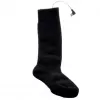 Athletic socks Glovii GQ2L unisex L with integrated heating element, cotton/elastane blend, black/red