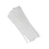 Cable organizer set QOLTEC 52236 — 100 pieces, white