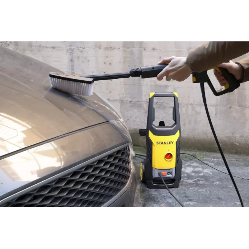 STANLEY SXPW14PE High Pressure Washer with Patio Cleaner (1400 W, 110 bar, 390 l/h) | Stanley 1400 W | 110 bar | 390 l/h