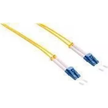 LogiLink - Patch-Cable - LC Single-Modus (M) to LC Single-Modus (M) - 15 m - Fibre Optic - Duplex - 9/125 micrometre - OS1/OS2 - Halogen-Free - Yellow