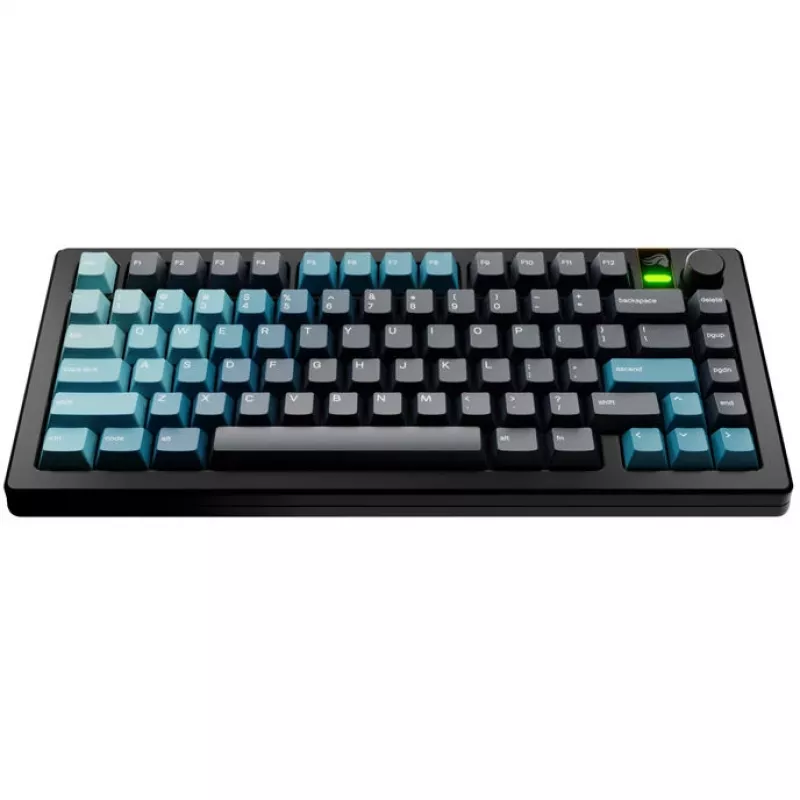 Keycaps GLORIOUS GPBT Gradient Celestial Ice — ANSI layout, PBT dye-sublimated keycap set