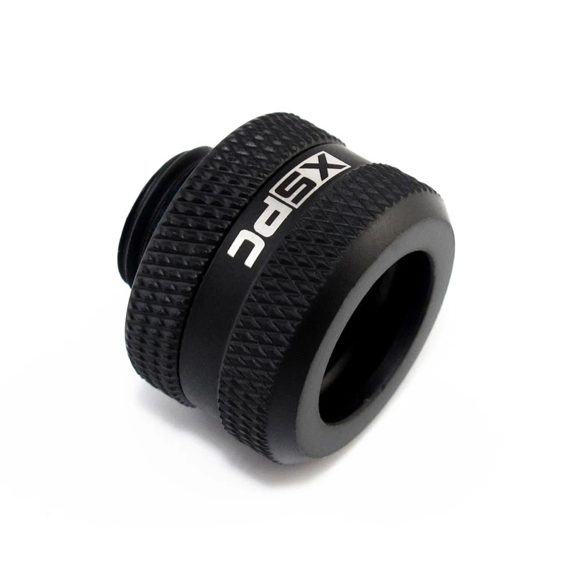 XSPC Connector G1/4 to 14mm Hardtube, black matt - 8 pieces
