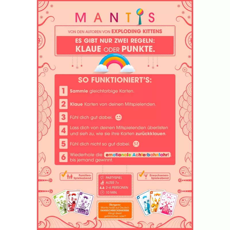 Mantis, Board Game