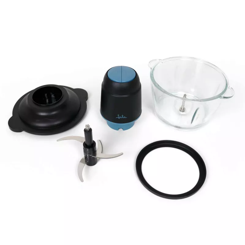 Electric Food Chopper JATA JEPC1250 1.5L 400W Black Transparent