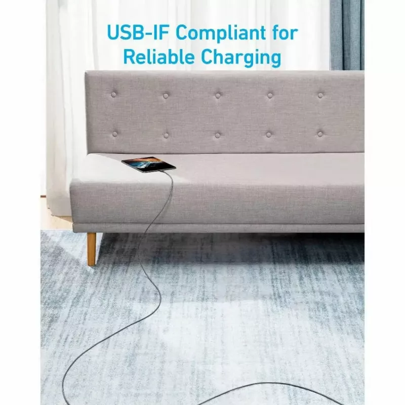 USB Cable Anker 322 1.8m USB C Fast Charging Data Transfer