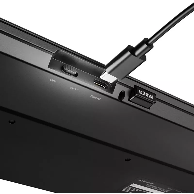 Sharkoon OfficePal K30W black DE-Layout Rubberdome