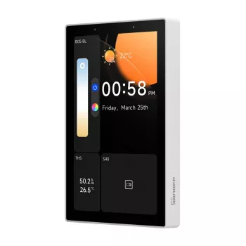 Smart control panel Sonoff NSPanel Pro — Wi‑Fi, Bluetooth, Zigbee, wall-mounted smart home interface