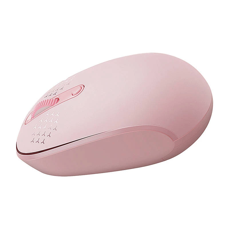 Wireless mouse Baseus F01B Tri-mode 2.4G BT5.0 1600 DPI (pink)