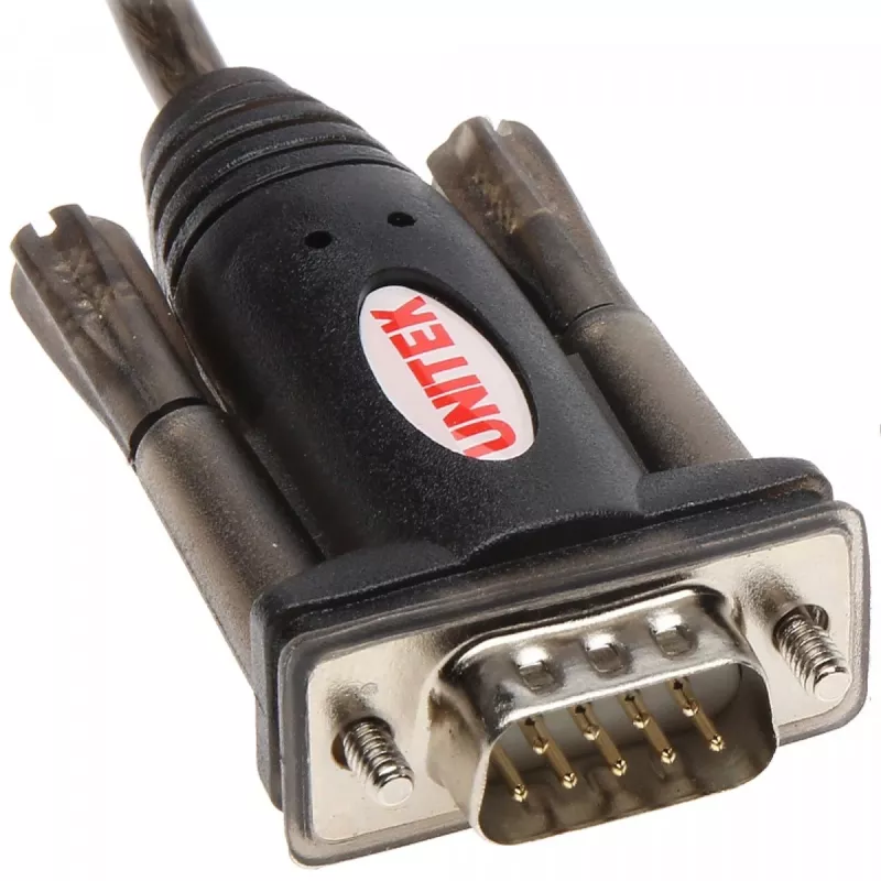 UNITEK Y-105 serial cable Black 1.5 m USB Type-A DB-9
