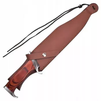 Fixed survival knife Cinema Classic CC-H3 Rambo III 425 mm, steel blade, Codura handle, leather sheath