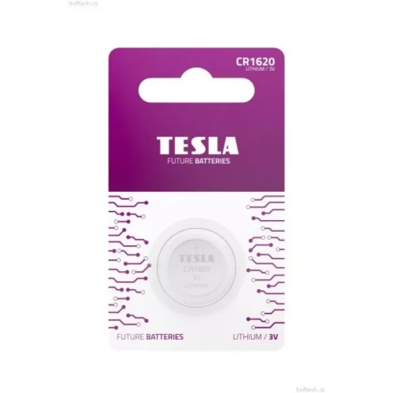 Battery Tesla CR1620 Lithium 60 mAh (1 pcs)