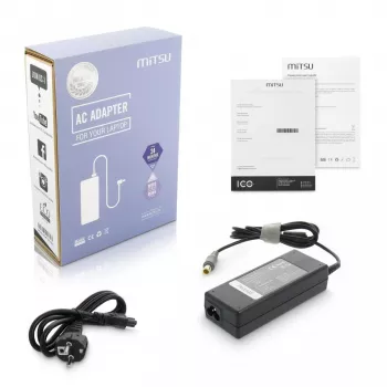 Notebook charger MITSU 20V 4.5A (8.0x5.5 mm barrel) for Lenovo