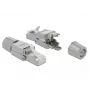 Wire connector DeLOCK 86477 RJ-45 Grey