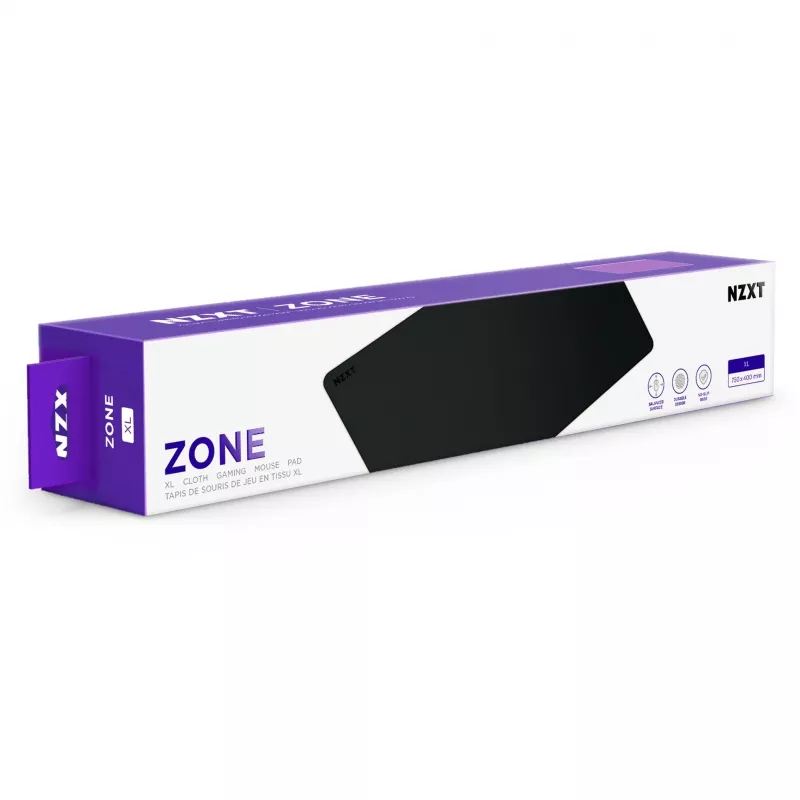 NZXT Zone Mouse Pad XL 750x400mm Black MM-XLGSP-BK retail