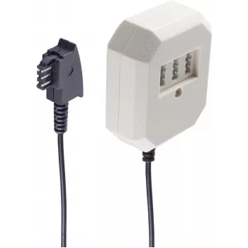 telephone cable ShiverPeaks BS71010-6 6 m Black White