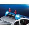Playmobil Police Car with Siren and Flashing Light, Multicolour, Plastic, 3+