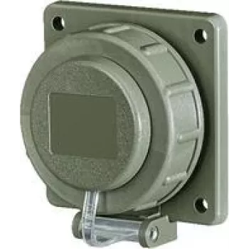 Mennekes 17021 panel-mount socket SCHUKO 16A2p+E 230V IP68 TM (17021)
