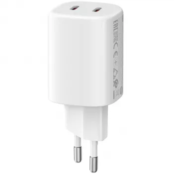 Charger Xiaomi Nano Turbo 45W White — 2× USB‑C AC indoor for Smartphone & Tablet