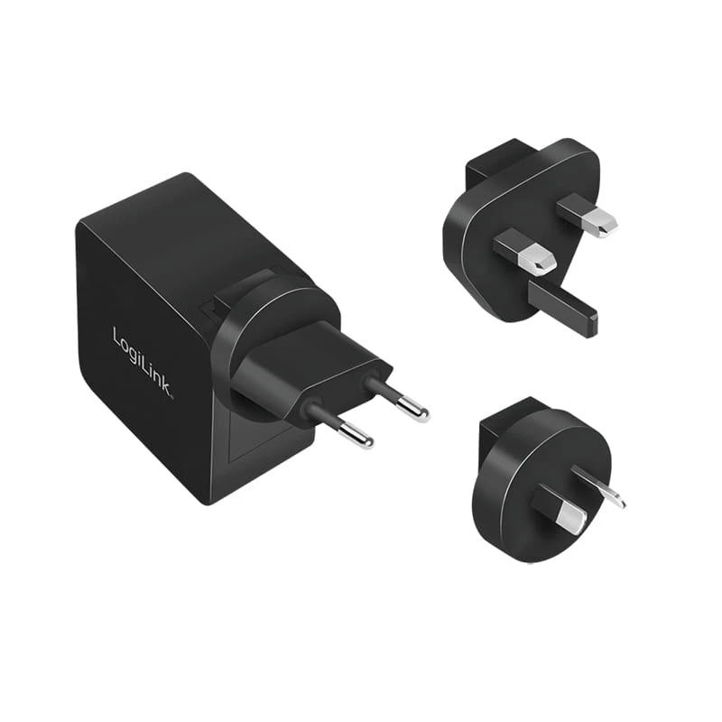 Mobile Device Charger LogiLink PA0302 Universal Black AC Fast Charging