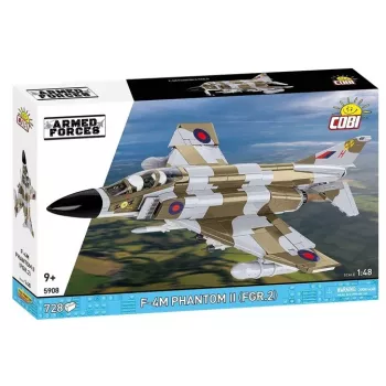 Cobi Blocks F-4M Phantom II military aircraft model, 728 pieces construction set