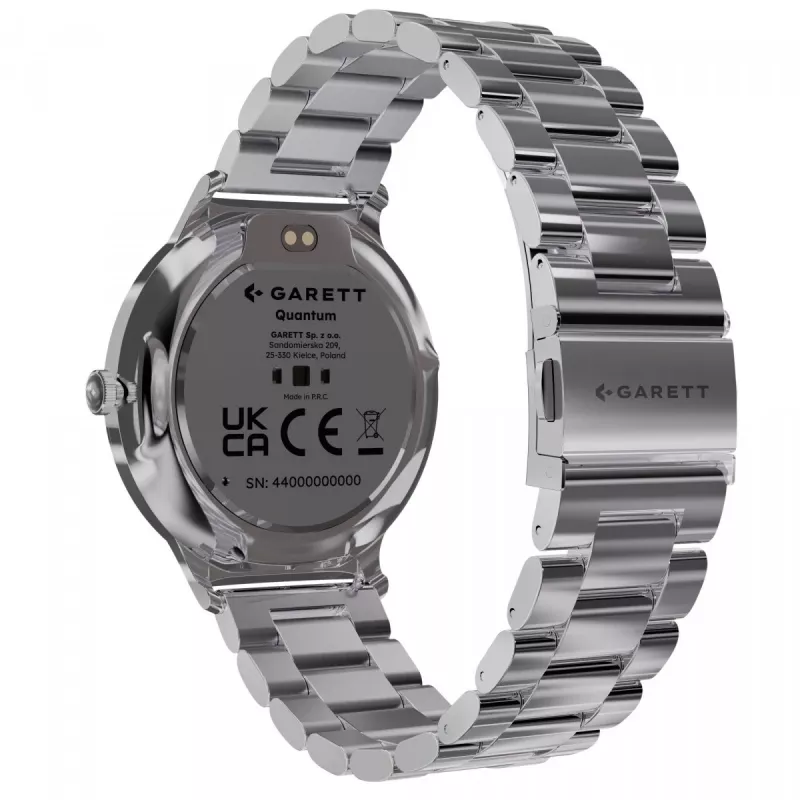 Smartwatch Garett Quantum — stainless silver