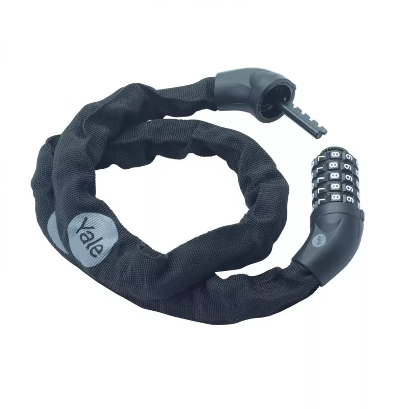 Chain lock YALE HOME YCHC0/6/90/2 — security chain with 6 mm thickness, combination lock