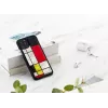 Smartphone case iKins for iPhone 11 Pro Mondrian black — protective cover, hard shell, precise cutouts