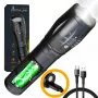 Hand flashlight Extralink EX.30707 Black SMD LED 10W USB