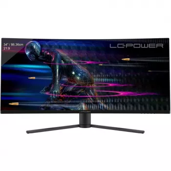 LC-Power LC-M34-UWQHD-165-C Computerbildschirm 86,4 cm (34) 3440 x 1440 Pixel UltraWide Quad HD Black - Red (LC-M34-UWQHD-165-C)